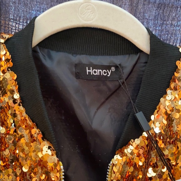 Gold sequin jacket - Picture 4 of 4